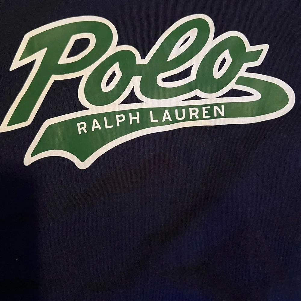 Polo by Ralph Lauren Navy Long-Sleeve Logo Tee
